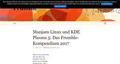 Desktop Screenshot of frumble.de